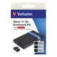 Verbatim Store'N'Go Enclosure Kit Boîtier disque dur/SSD Noir, Bleu 2.5